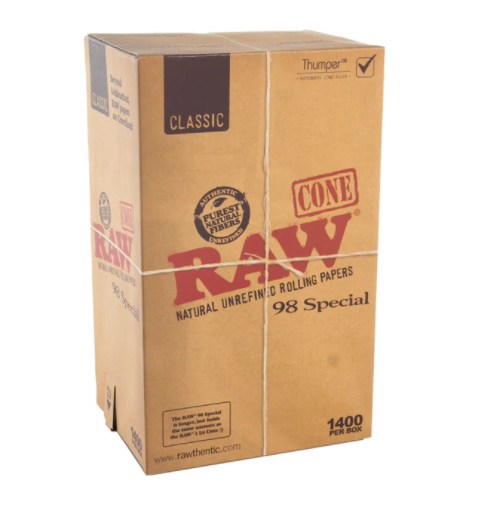 RAW Classic Bulk Pre-Rolled Cones 98 Special - 1400 ct.