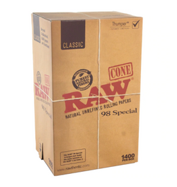 RAW Classic Bulk Pre-Rolled Cones 98 Special - 1400 ct.