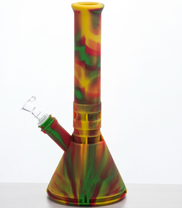12" Silicone Beaker Water Pipe