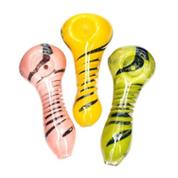 3.5" Assorted Dichro Glass Pipes