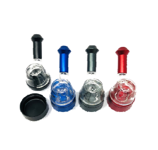 Chromium Crusher 5" Aluminum & Glass Pipe | Big Chamber