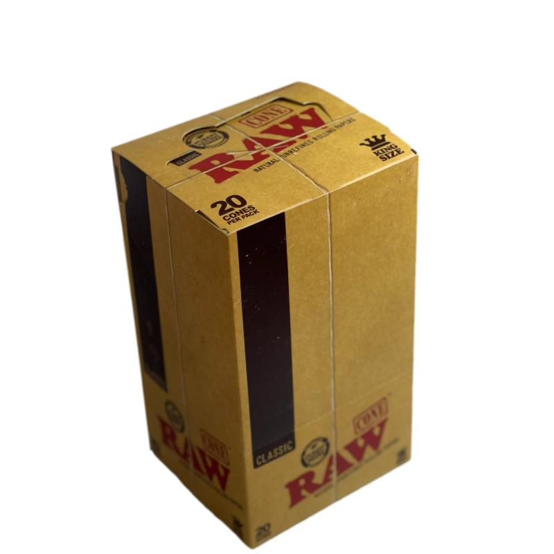 RAW Classic Pre Rolled Cone Retail Tower Display | King Size 12ct/20pk