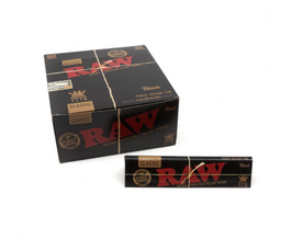 RAW Black Rolling Papers King Slim - 50 ct.
