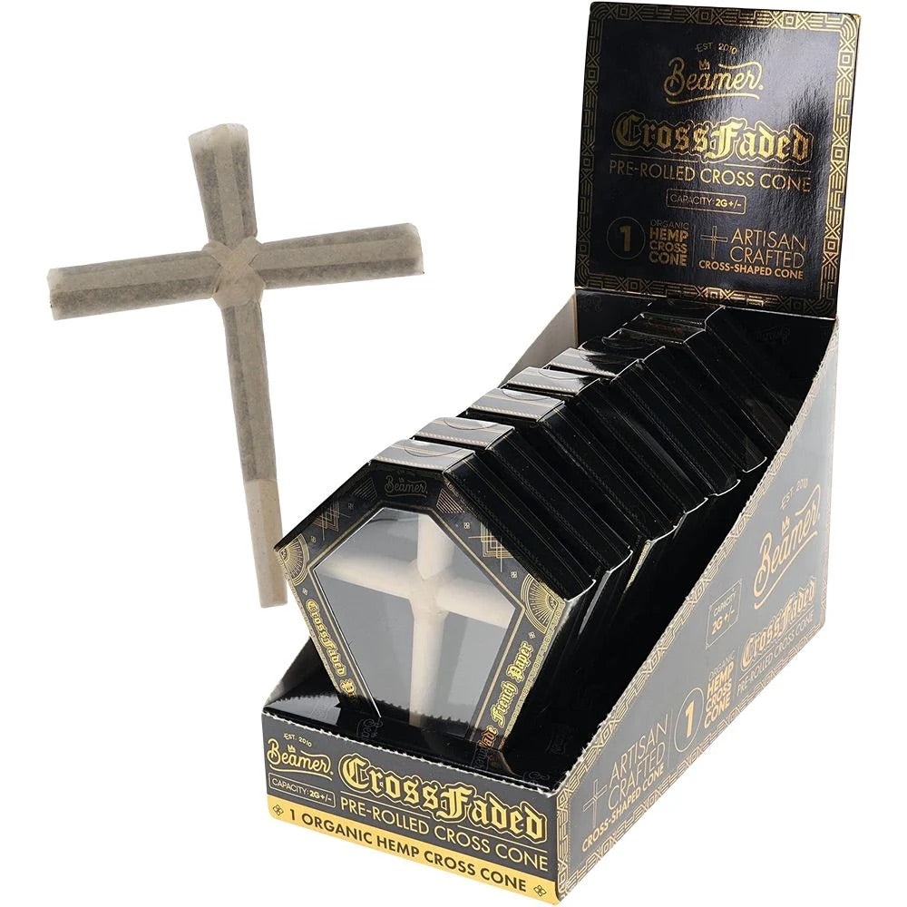 8CT Beamer CrossFaded Pre-Rolled Cross-Shaped Cone