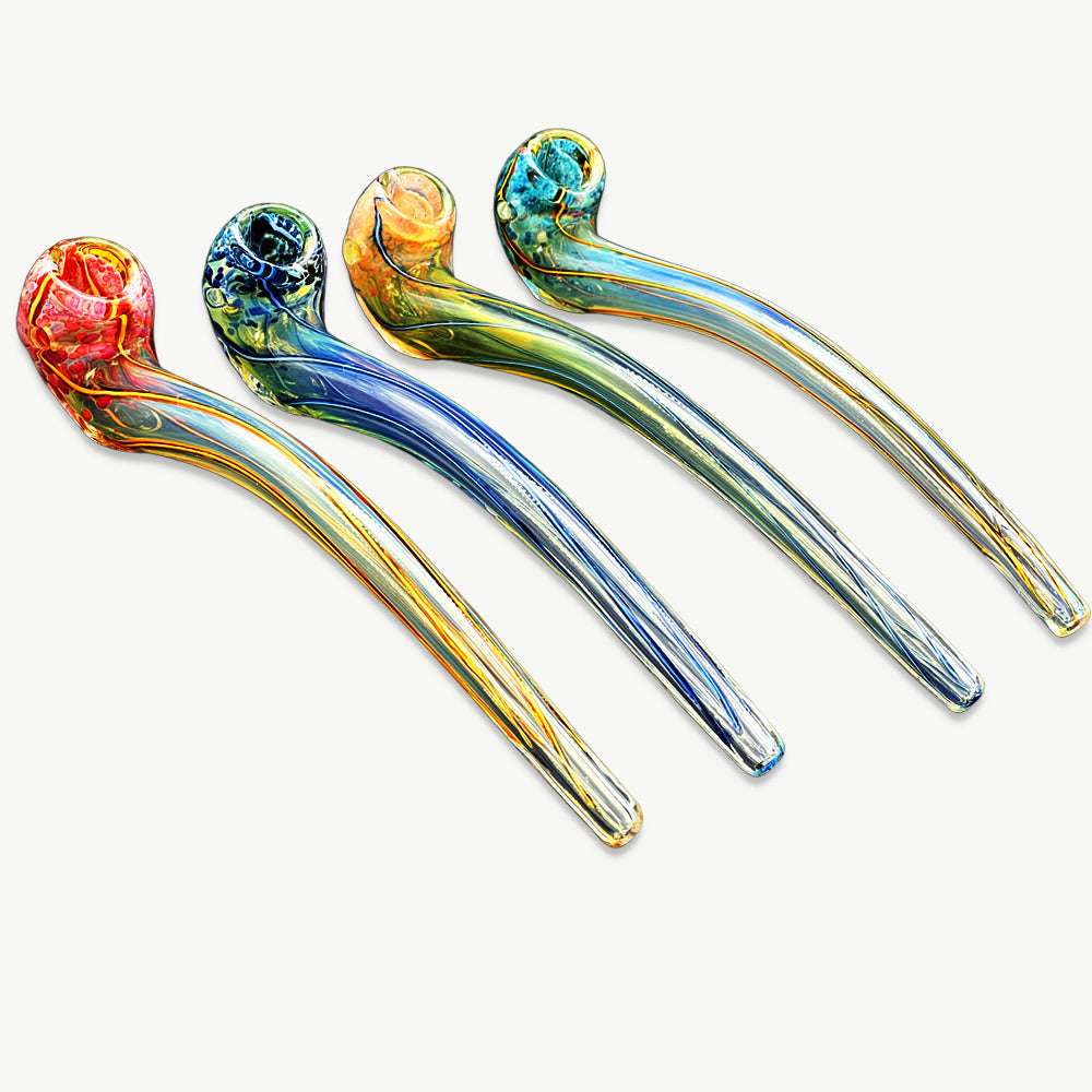 8" Double Rod Art Sherlock Pipe