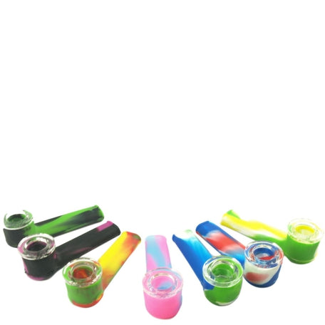 Silicone Spoon With Glass Bowl