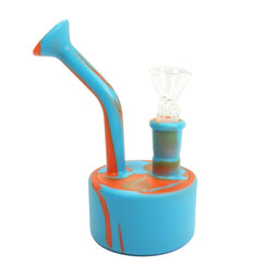 5.5" Silicone Puck Water Pipe