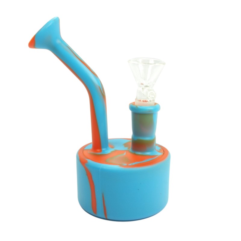 5.5" Silicone Puck Water Pipe