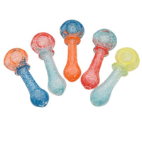 2CT | 4" Two Tone Frit Glass Hand Pipe