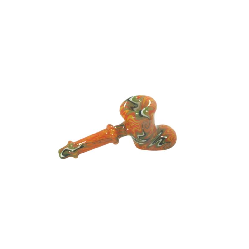 6" Wig Wag Galosh Hammer Hand Pipe | Assorted Colors