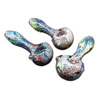 4.5" Straight Art Frit Hand Pipe