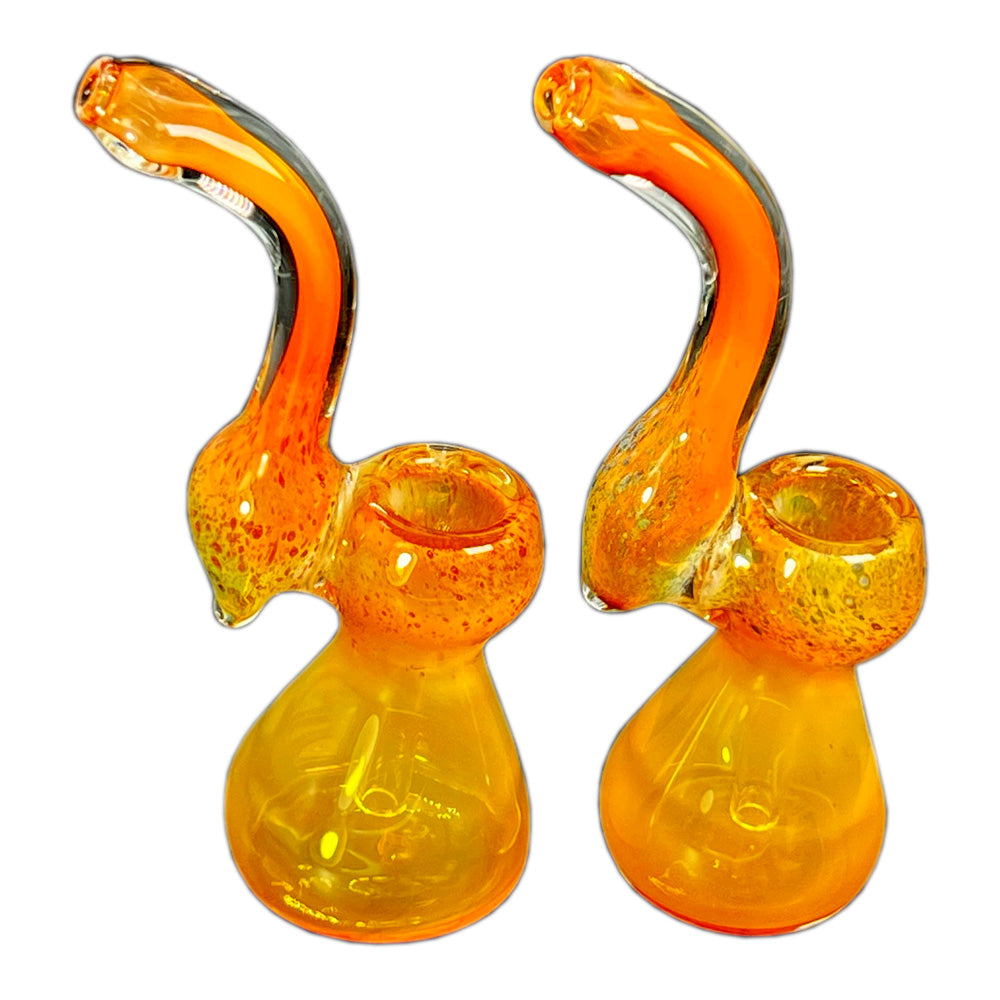 6" Deep Fumed Glass Bubbler