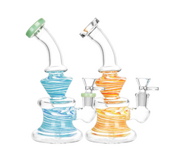 8" Whirlpool Spiral Glass Water Pipe