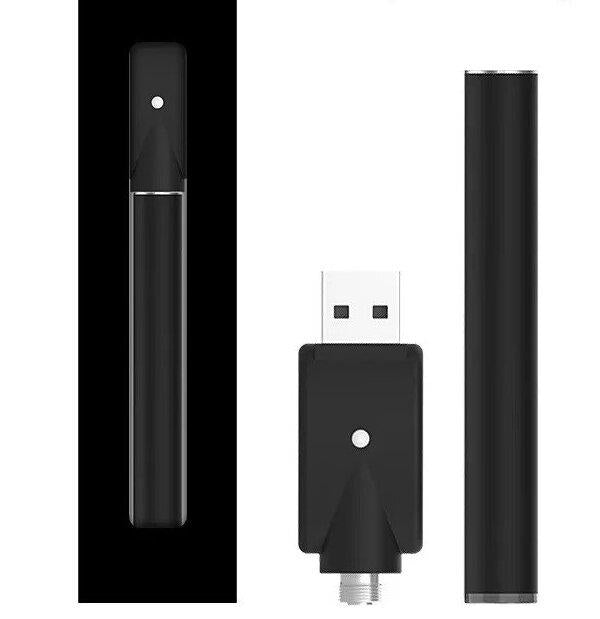 345mAh Buttonless Auto Draw Battery & USB Charger | 5pk