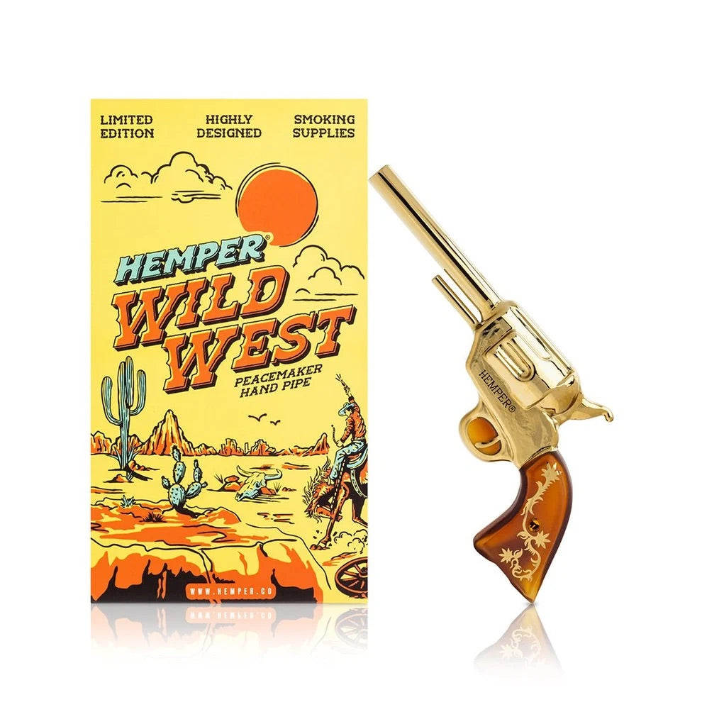 Hemper Wild West Peacemaker Glass Hand Pipe