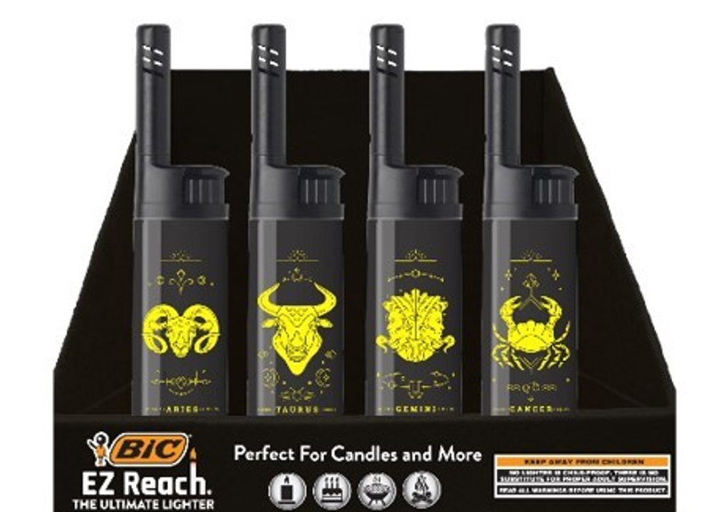 BOGO Free! Bic EZ Reach Lighter Special Edition 40ct Display | Assorted Styles