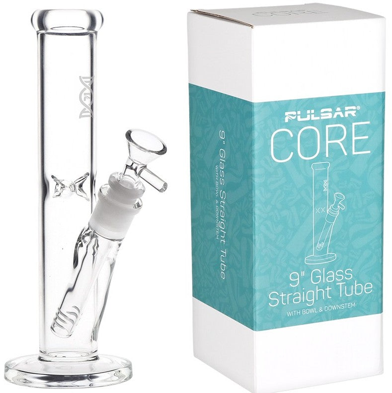 Pulsar CORE 9" Straight Tube Glass Water Pipe