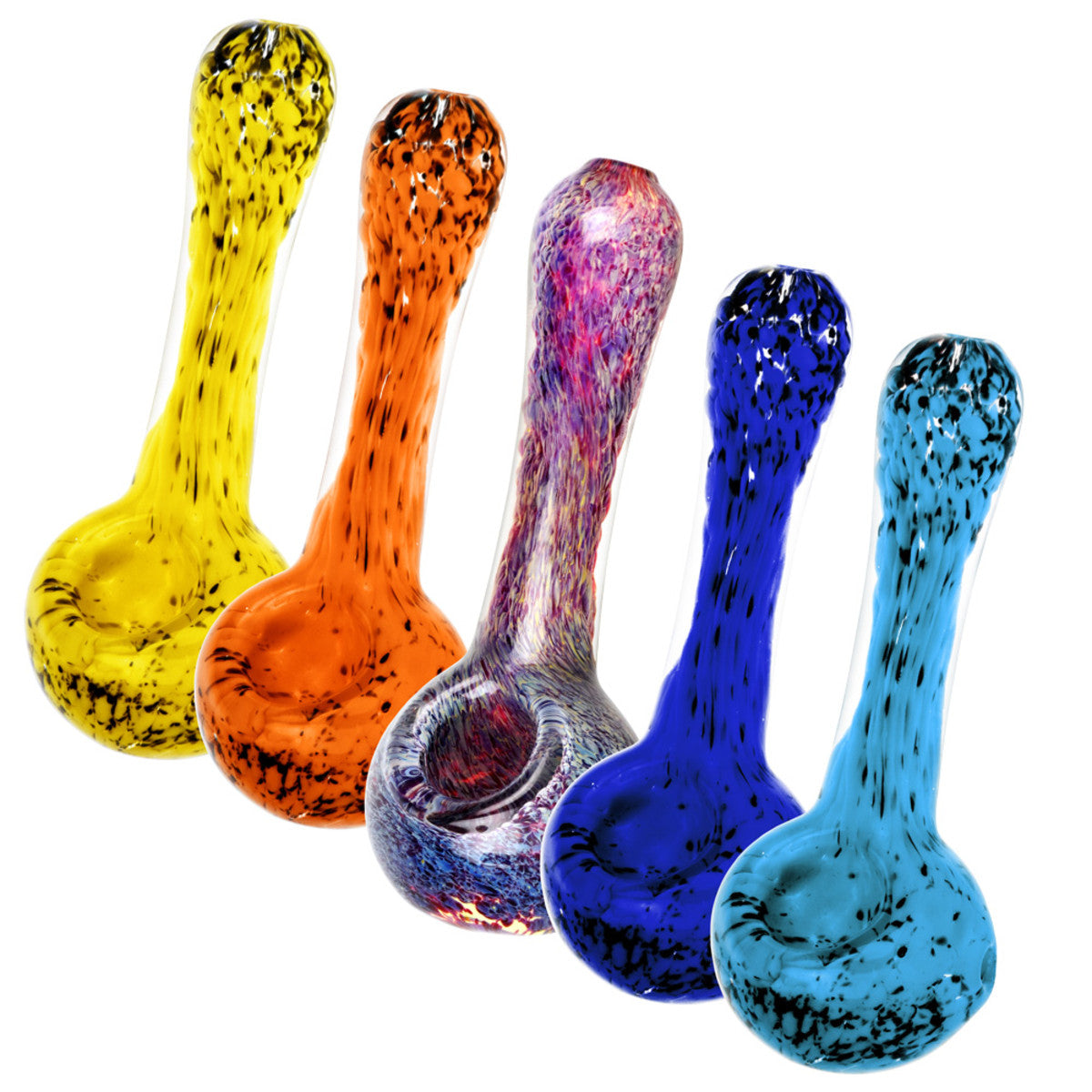 Pulsar 4.5" Melting Color Fritted Spoon Pipe