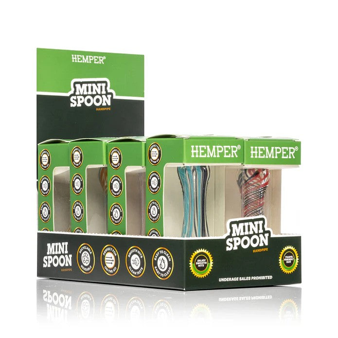 8CT Display | Hemper 3" Spoon Pipes