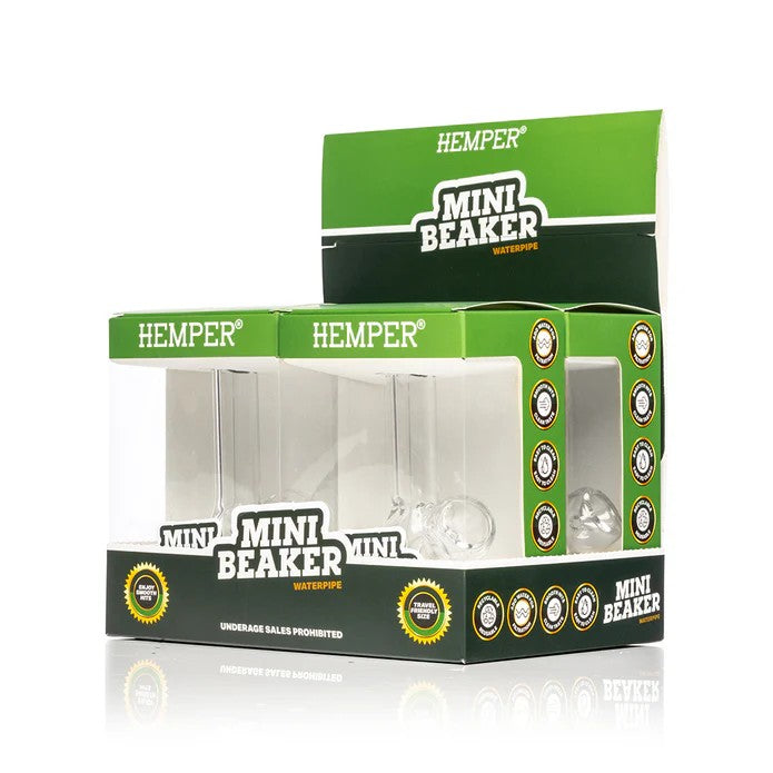 4CT Display | Hemper Mini Beaker Bong