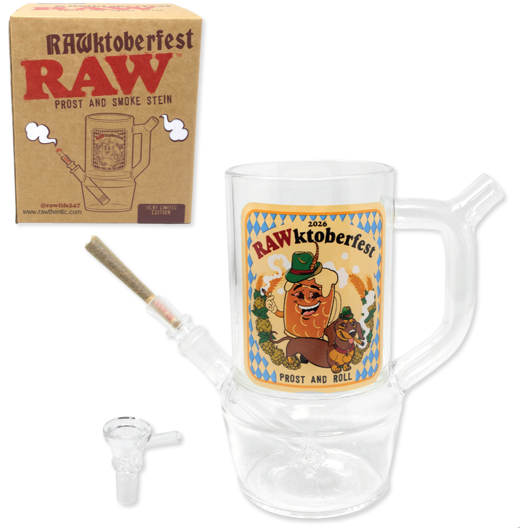 RAWktoberfest Glass Stein Bong