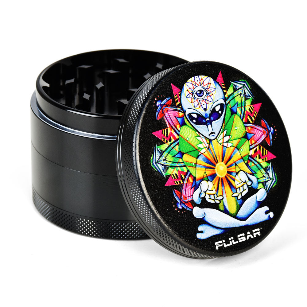 Pulsar 63mm 4pc Psychedelic Alien Metal Grinder
