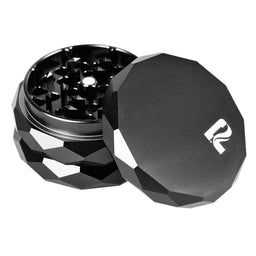Pulsar 63mm 4pc Diamond Faceted Black Aluminum Grinder