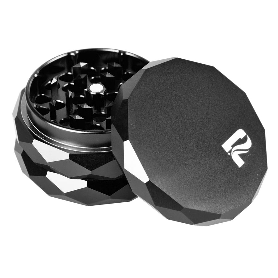 Pulsar 63mm 4pc Diamond Faceted Black Aluminum Grinder