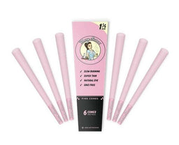 Blazy Susan Pink Pre Rolled Cones 1 ¼ Size 21ct/6pk