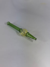 6.5" Bubble Tip Glass Dab Straw