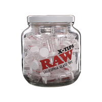 Raw X-Tips Glass Tips Jar 75ct.