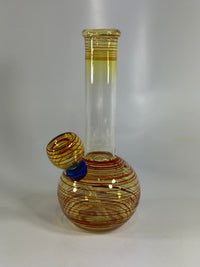 7" Fumed Fixed Bowl Water Pipe