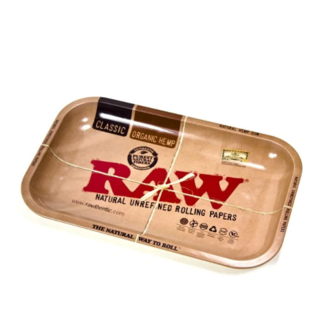 RAW 5x7" Mini Metal Rolling Tray | Classic RAW