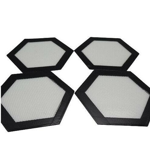 Silicone Non Stick Dab Mat 5" Hexagon