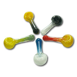 3.5" Thick Double Step Frit Spoon Pipe