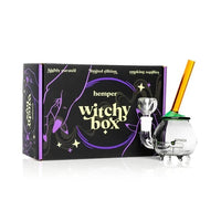 Hemper Witchy Cauldron Glass Water Pipe