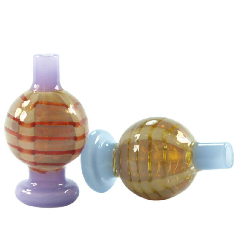 Opaque Colored Striped Carb Cap