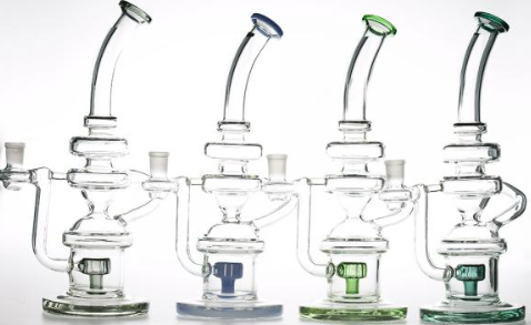 10.5" Recycler Water Pipe w/ 14mm Bowl