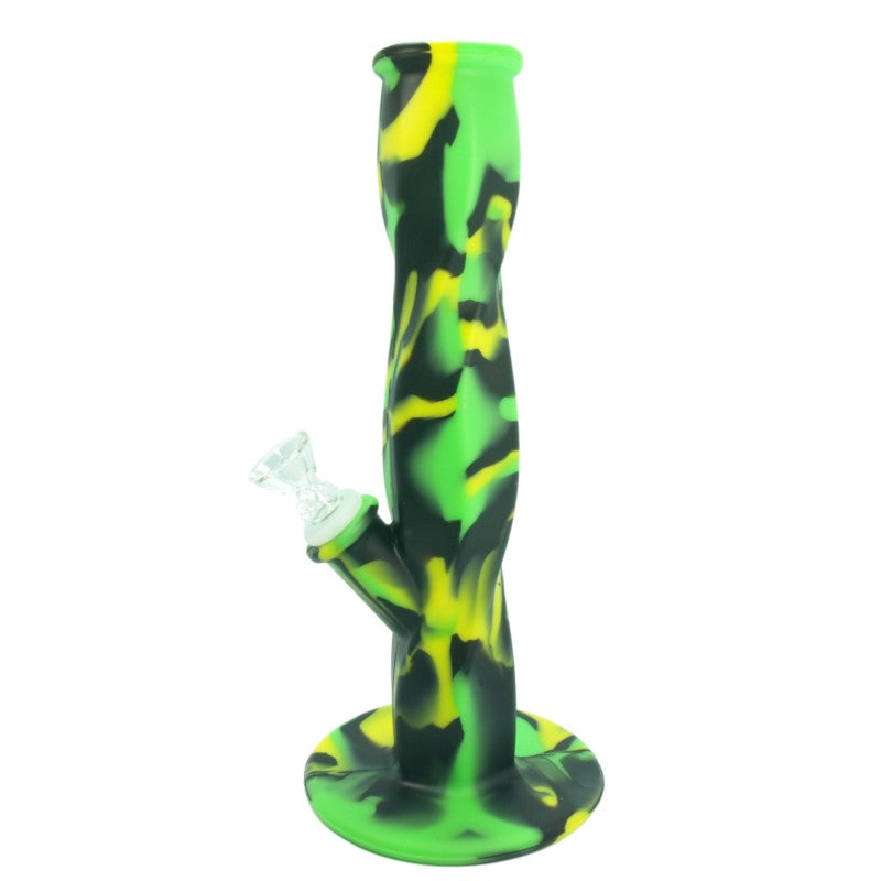 10" Silicone Straight Tube Water Pipe