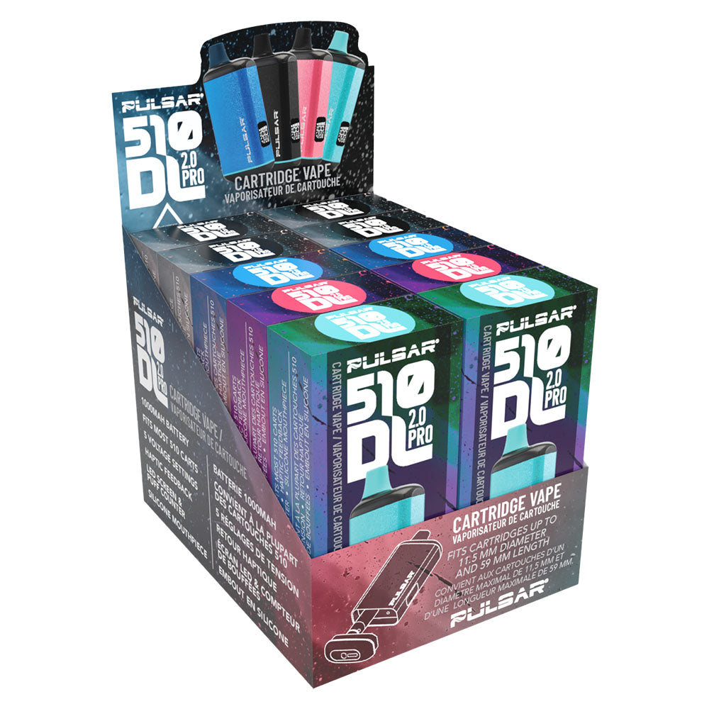 Pulsar 510 DL 2.0 Pro VV Vape Bar 10pc Display | Assorted Styles