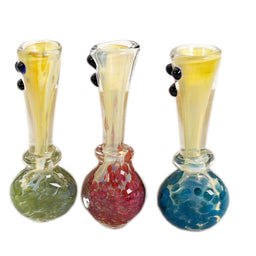 5CT | 3" Fumed Flat Mouth Glass One Hitter