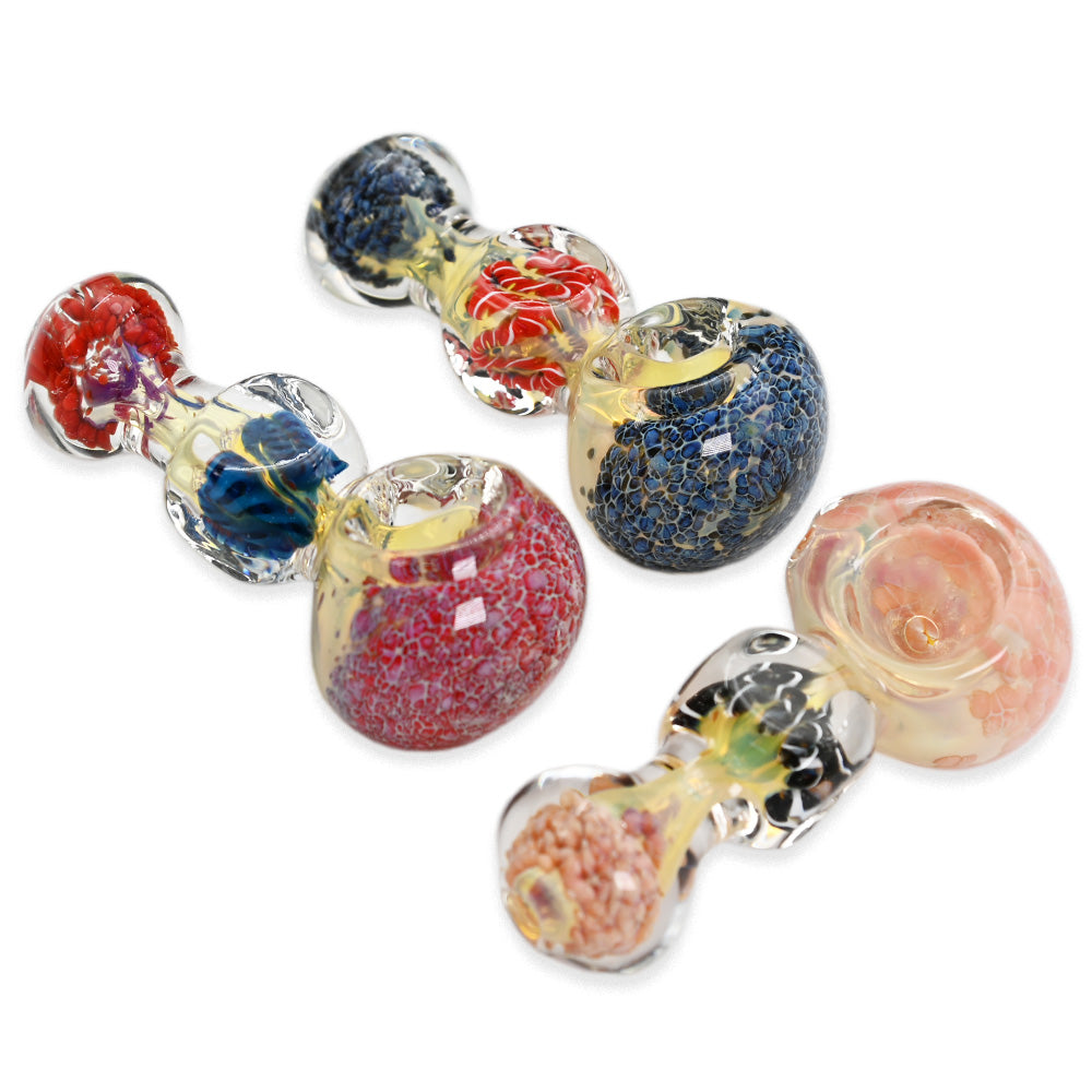 3CT 3.5” Cube Center Glass Hand Pipe