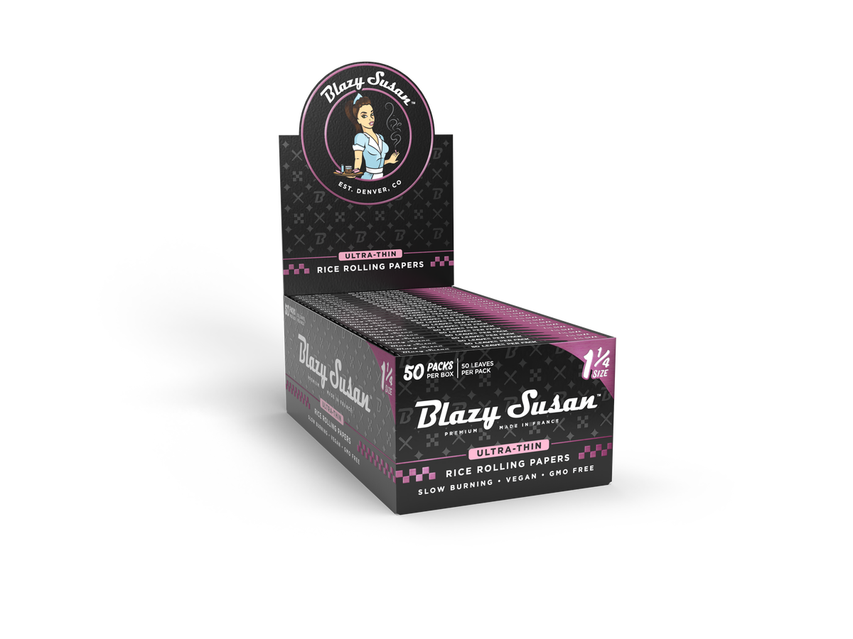 Blazy Susan Rolling Papers 1 ¼" Size 50ct. | Assorted Colors