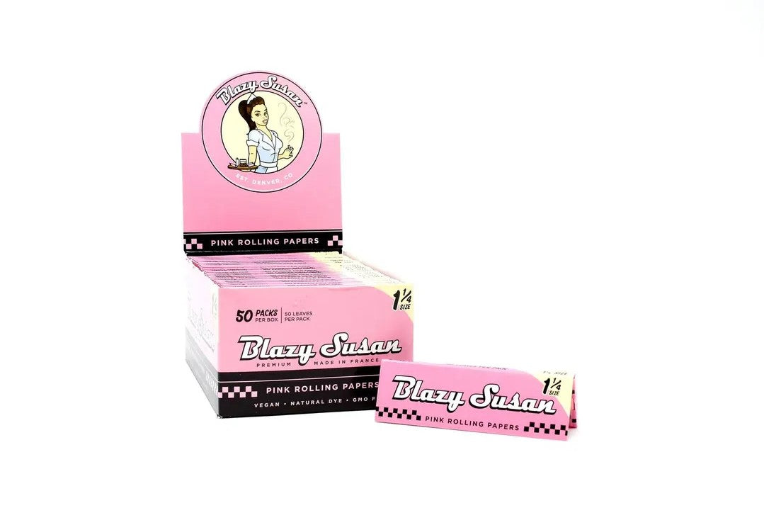 Blazy Susan Rolling Papers 1 ¼" Size 50ct. | Assorted Colors