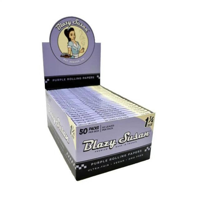 Blazy Susan Rolling Papers 1 ¼" Size 50ct. | Assorted Colors