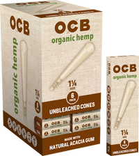 24CT Display | OCB Organic Hemp Pre Rolled Cones