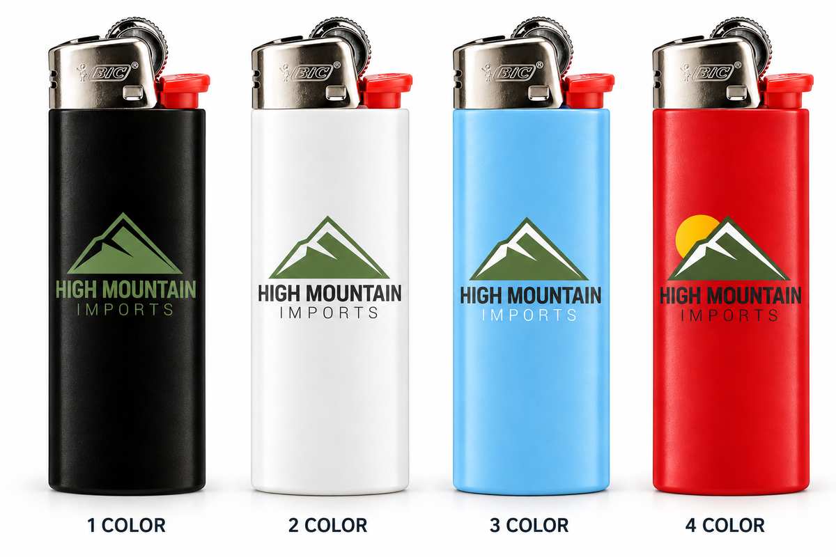 Custom Bic Maxi Lighter | Screen Print Drop Ship | 300ct Case
