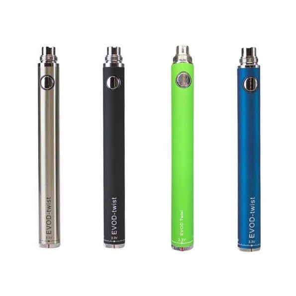 EVOD 900mAh Battery (No Charger) | 5pk Asst. Colors