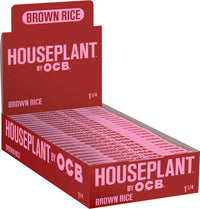 24CT House Plant OCB Brown Rice Rolling Papers