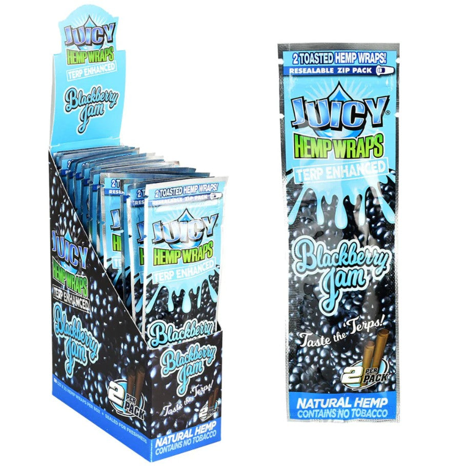 Juicy Terpene Enhanced Hemp Wraps 25pk/2ct